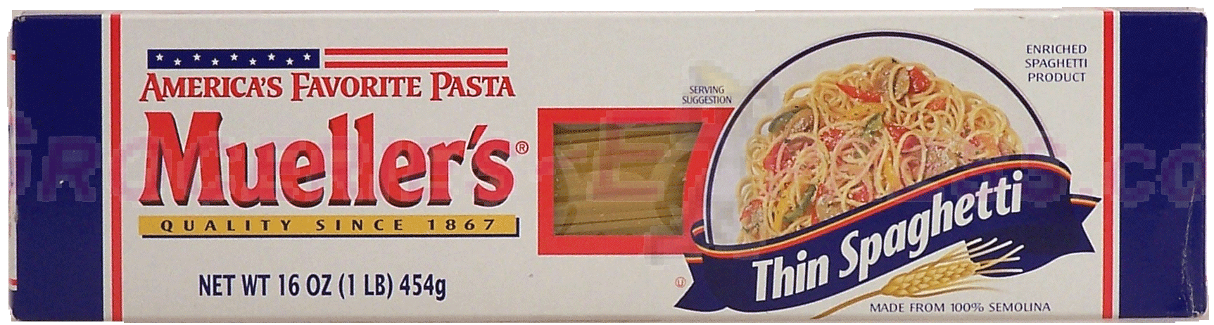 Mueller's Spaghetti thin enriched Full-Size Picture